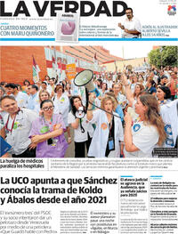 Portada periódico La Verdad
