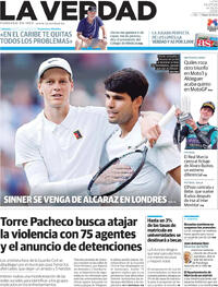 Portada La Verdad 2025-07-14