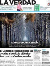 Portada La Verdad 2025-08-14