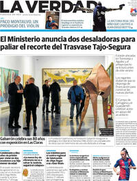 Portada periódico La Verdad