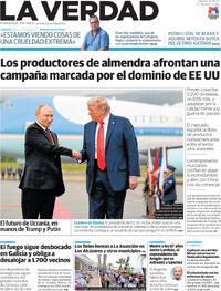 Portada La Verdad 2025-08-16