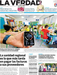 Portada periódico La Verdad