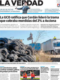 Portada La Verdad 2025-11-19