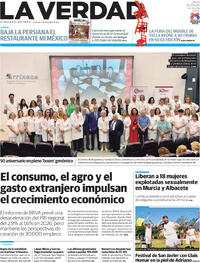 Portada periódico La Verdad