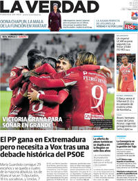 Portada La Verdad 2025-12-22