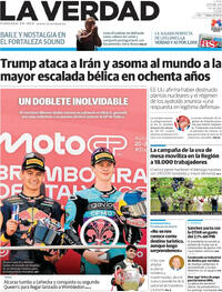 Portada periódico La Verdad