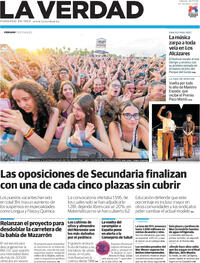 Portada La Verdad 2025-07-26