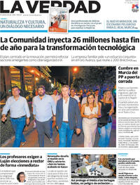 Portada La Verdad 2025-09-27