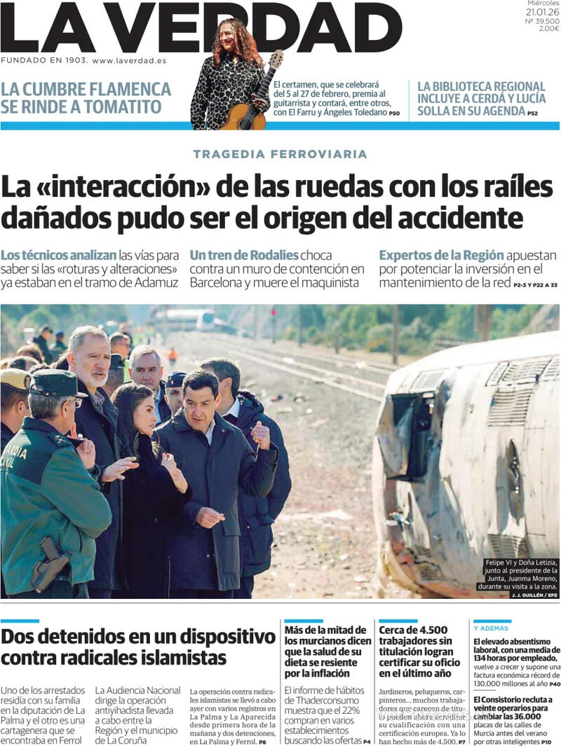 Portada Última Hora 2026-01-21