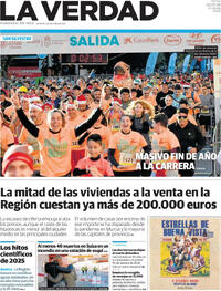 Portada La Verdad 2026-01-02