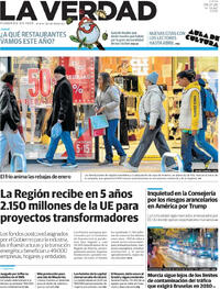 Portada La Verdad 2026-01-08