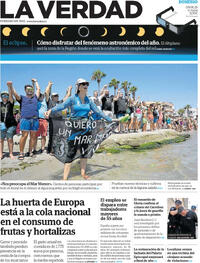 Portada La Verdad 2026-08-09