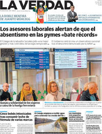 Portada La Verdad 2026-02-10