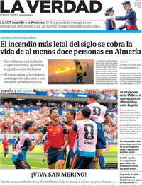 Portada La Verdad 2026-07-11