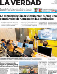 Portada La Verdad 2026-07-13