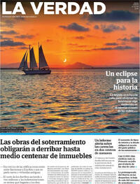 Portada La Verdad 2026-08-13