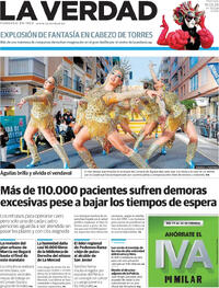 Portada La Verdad 2026-02-18