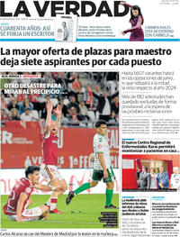 Portada La Verdad 2026-04-18