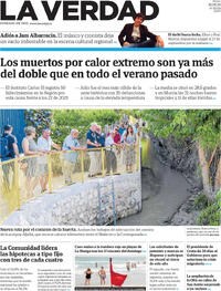 Portada La Verdad 2026-08-18