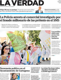 Portada La Verdad 2026-05-19