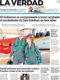 Portada periódico La Verdad