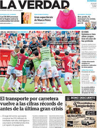 Portada periódico La Verdad