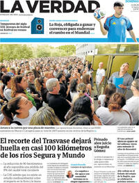 Portada periódico La Verdad