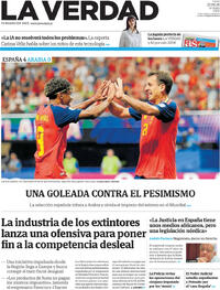 Portada La Verdad 2026-06-22