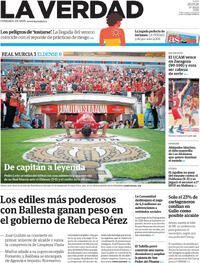 Portada La Verdad 2026-05-25
