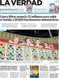 Portada La Verdad 2026-06-27