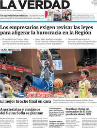 Portada La Verdad 2026-05-30