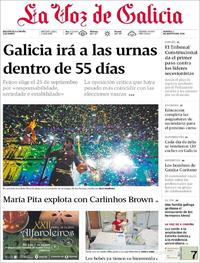 La Voz de Galicia - 02-08-2016
