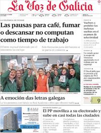 La Voz de Galicia - 16-05-2019