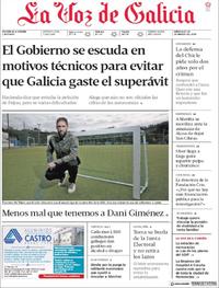Portada La Voz de Galicia 2019-03-20