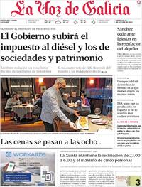 La Voz de Galicia - 28-10-2020