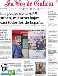La Voz de Galicia - 31-12-2020