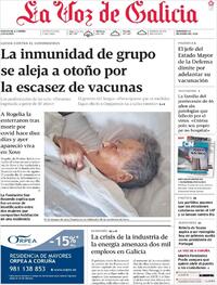 La Voz de Galicia - 24-01-2021