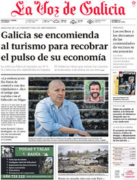 Portada La Voz de Galicia 2022-04-17