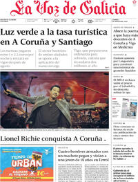 Portada La Voz de Galicia 2025-08-01