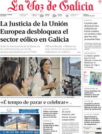 Portada La Voz de Galicia 2025-08-02