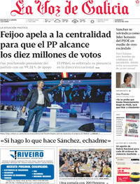 Portada La Voz de Galicia 2025-07-06