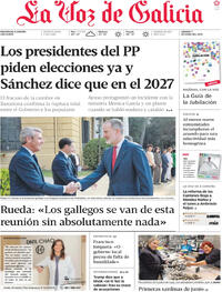 Portada La Voz de Galicia 2025-06-07