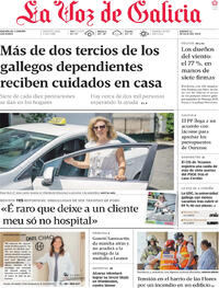 Portada La Voz de Galicia 2025-07-12