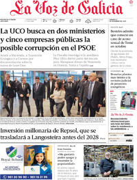 Portada La Voz de Galicia 2025-12-13