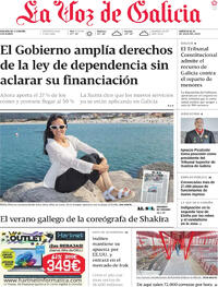 Portada La Voz de Galicia 2025-07-16