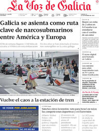 Portada La Voz de Galicia 2025-09-16