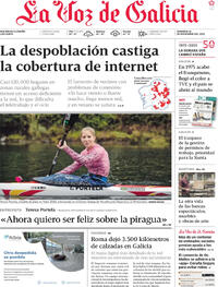 Portada La Voz de Galicia 2025-11-16
