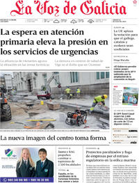 Portada La Voz de Galicia 2025-07-19