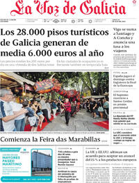 Portada La Voz de Galicia 2025-07-24
