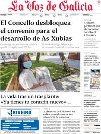 Portada La Voz de Galicia 2025-07-27